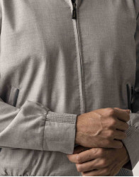 Castello d'Oro Suede-Trimmed Wool and Silk Jacket thumbnail 3